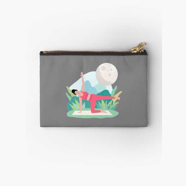 Item preview, Half moon yoga pose   designed and sold by BobbyWatkins.