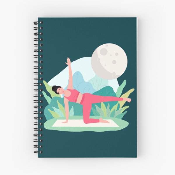Item preview, Half moon yoga pose   designed and sold by BobbyWatkins.