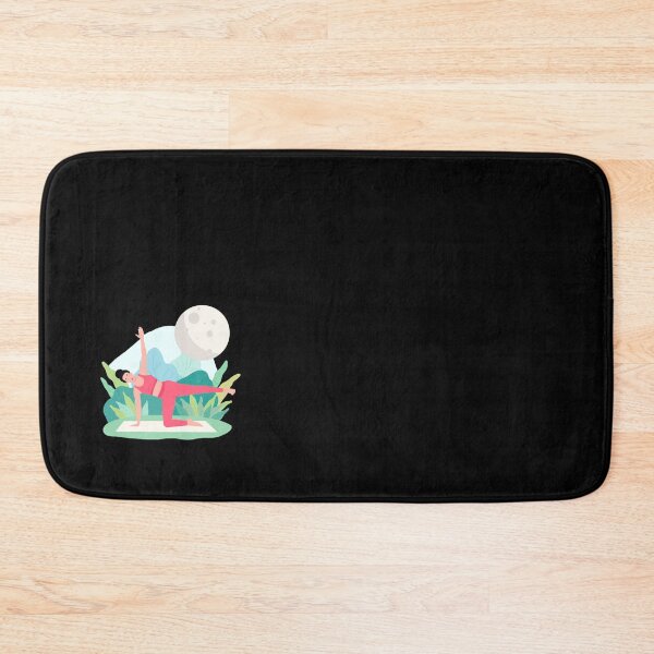 Item preview, Half moon yoga pose   designed and sold by BobbyWatkins.