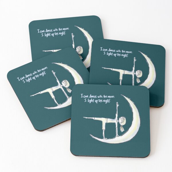 Item preview, Half moon yoga pose,quote   designed and sold by BobbyWatkins.