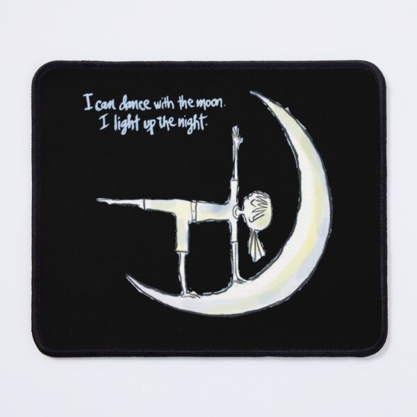 Item preview, Half moon yoga pose,quote   designed and sold by BobbyWatkins.
