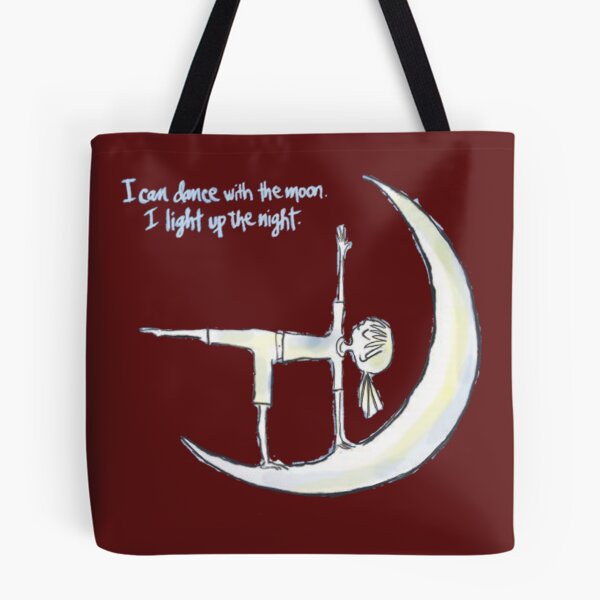 Item preview, Half moon yoga pose,quote   designed and sold by BobbyWatkins.