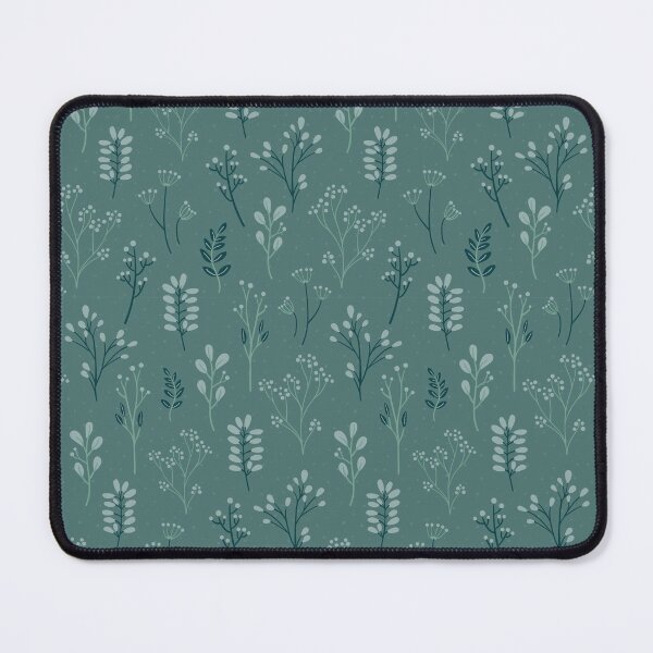 Item preview, Teal & Green Botanical Garden Leaves Floral Print designed and sold by StudioPosies.
