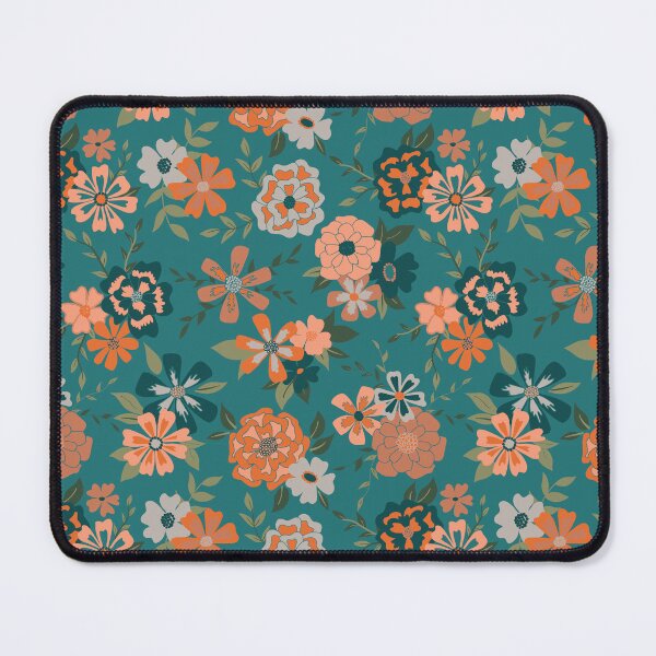 Item preview, Teal Viney Floral designed and sold by StudioPosies.