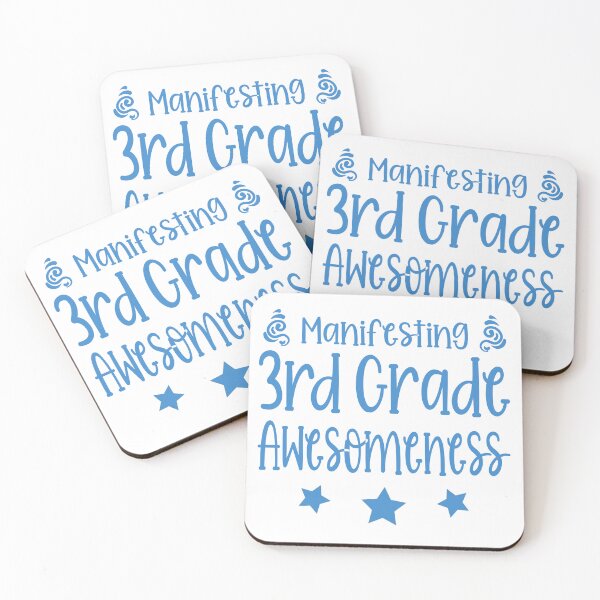 Item preview, Back to School Third Grade Awesome Inspirational Teacher 3rd Grade Future World Creators Classroom Blue designed and sold by AstralRadiance.