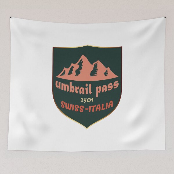Item preview, Umbrail Pass, Italy - Switzerland Sticker designed and sold by chamiconcept.