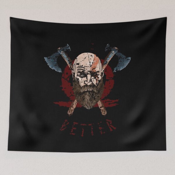 Item preview, Be Better God of War Gift Fan designed and sold by EichmaLudwig.