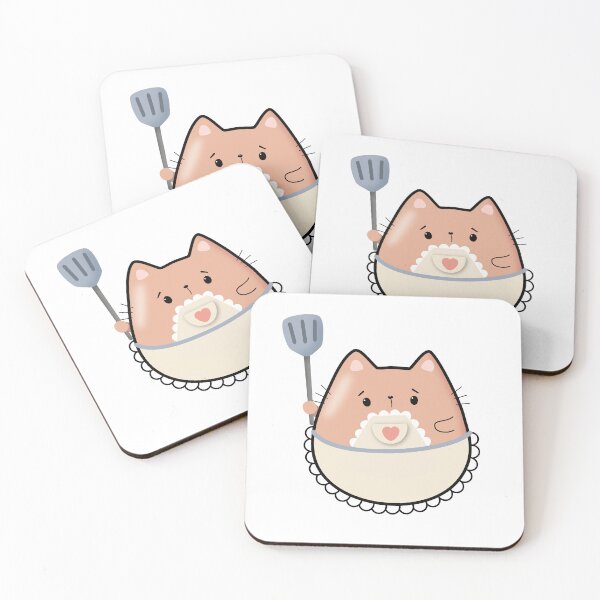 Item preview, Kawaii Homemaker Cat designed and sold by darklanterndsn.