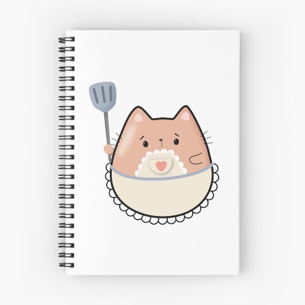 Item preview, Kawaii Homemaker Cat designed and sold by darklanterndsn.
