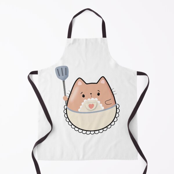 Item preview, Kawaii Homemaker Cat designed and sold by darklanterndsn.