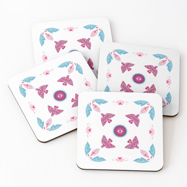 Item preview, Folk birds- white designed and sold by MotherOfBears.