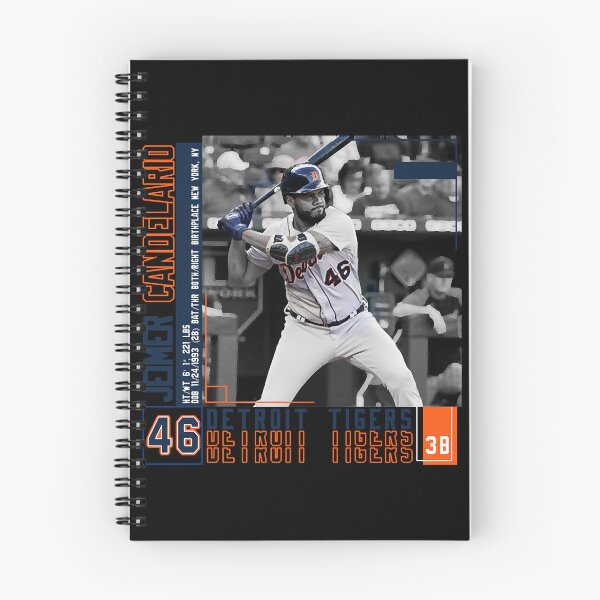 Artikelvorschau, Jeimer Candelario Baseball bearbeiten Wandbehänge Tiger entworfen und verkauft von LaurenDay17140.