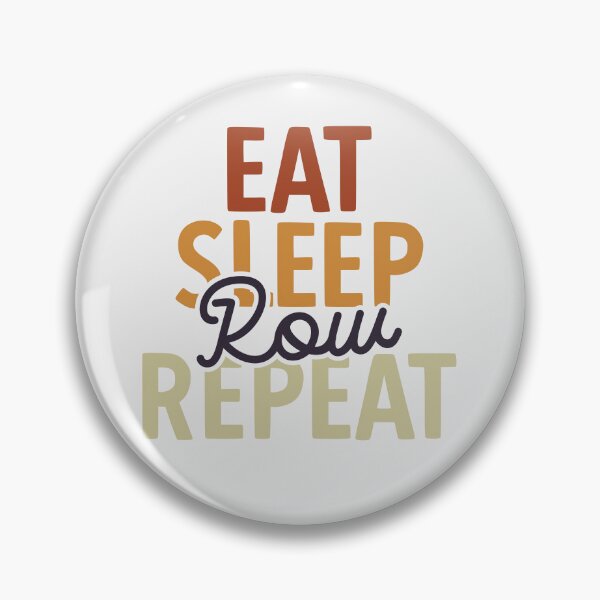 Item preview, Eat Sleep Row Repeat | Funny Rowing Quotes designed and sold by DrawingBoard.