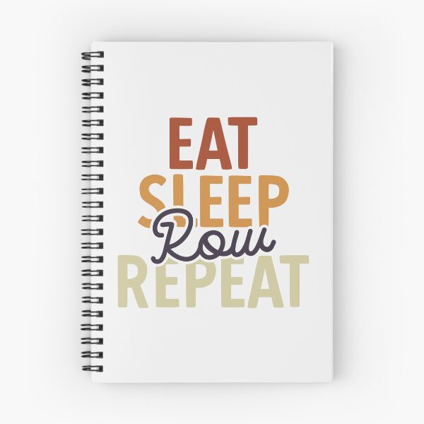 Item preview, Eat Sleep Row Repeat | Funny Rowing Quotes designed and sold by DrawingBoard.