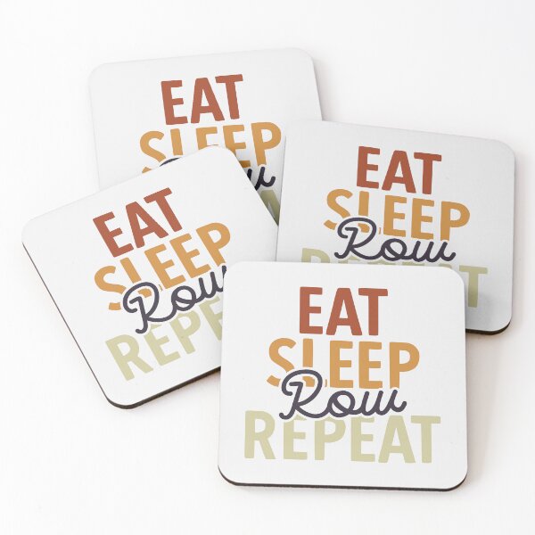 Item preview, Eat Sleep Row Repeat | Funny Rowing Quotes designed and sold by DrawingBoard.
