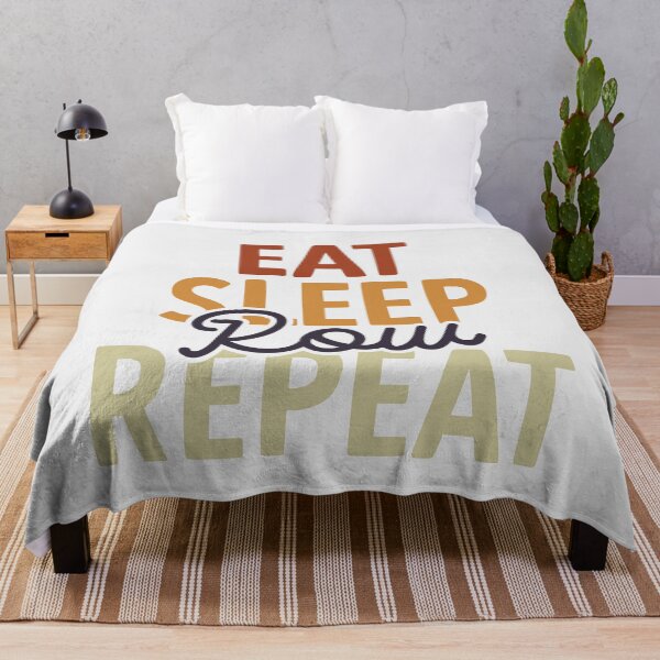Item preview, Eat Sleep Row Repeat | Funny Rowing Quotes designed and sold by DrawingBoard.