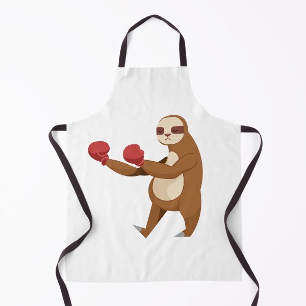 Item preview, Sweet Boxing Sloth While Sleeping Brown With Red Boxing Gloves designed and sold by CreativeCranium.