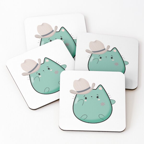 Item preview, Kawaii Cowboy Cat designed and sold by darklanterndsn.