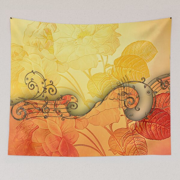 Item preview, Elegant roses with key notes designed and sold by nicky2342.