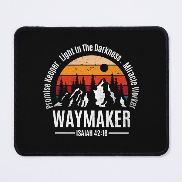 Item preview, Waymaker Promise Keeper Miracle Worker designed and sold by The Little Wood Cottage.