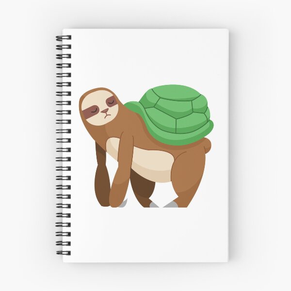 Item preview, Precious Face Sloth With Turtle On Its Back designed and sold by CreativeCranium.