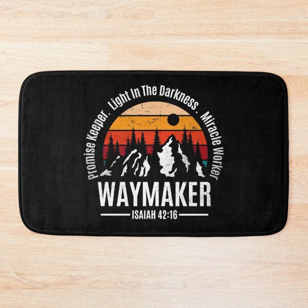 Item preview, Waymaker Promise Keeper Miracle Worker designed and sold by The Little Wood Cottage.