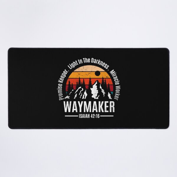 Item preview, Waymaker Promise Keeper Miracle Worker designed and sold by The Little Wood Cottage.