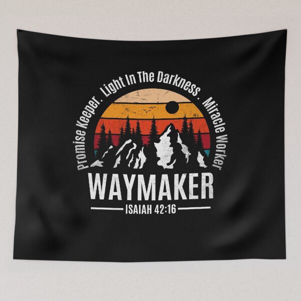 Item preview, Waymaker Promise Keeper Miracle Worker designed and sold by The Little Wood Cottage.