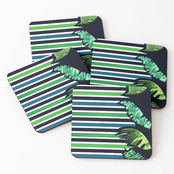 Item preview, GREEN CAMOFLAGE LEAF,HORIZONTAL STRIPE designed and sold by sana90.