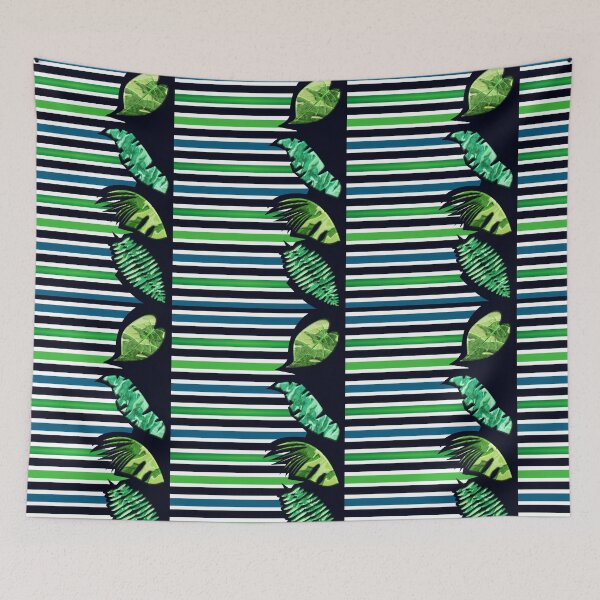Item preview, GREEN CAMOFLAGE LEAF,HORIZONTAL STRIPE designed and sold by sana90.