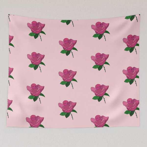 Artikelvorschau, Rosa Rosenblüte entworfen und verkauft von alicelilacarts.