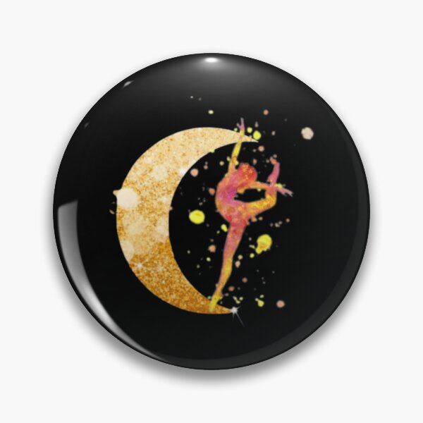 Item preview, colorful half moon yoga pose     designed and sold by BruceFisherQQ.