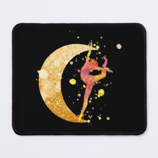 Item preview, colorful half moon yoga pose     designed and sold by BruceFisherQQ.