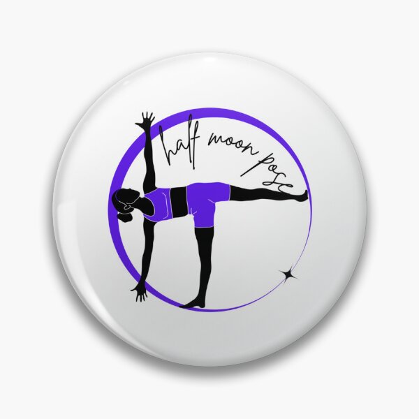 Item preview, Cute Meditation Half Moon Yoga Pose Zen       designed and sold by BruceFisherQQ.
