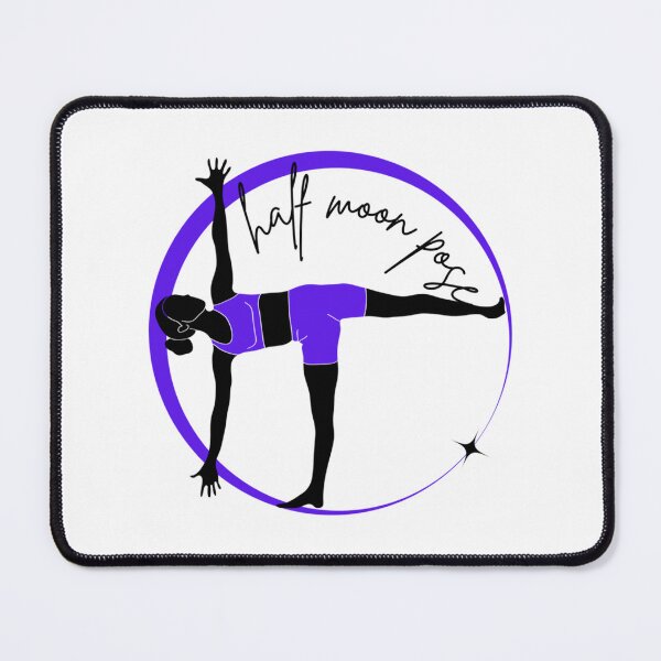 Item preview, Cute Meditation Half Moon Yoga Pose Zen       designed and sold by BruceFisherQQ.