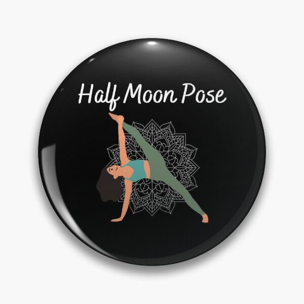 Item preview, Cute Meditation Half Moon Yoga Pose Zen      designed and sold by BruceFisherQQ.