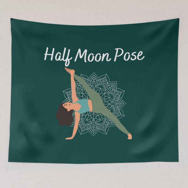 Item preview, Cute Meditation Half Moon Yoga Pose Zen      designed and sold by BruceFisherQQ.