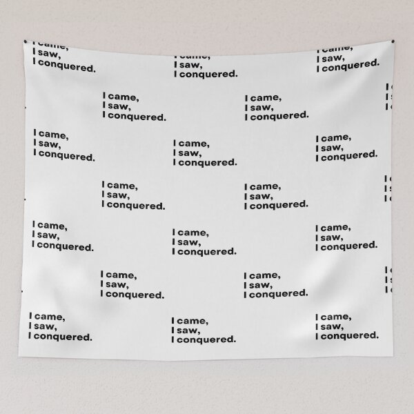 Item preview, I Came, I Saw, I Conquered(Inspirational Quote) designed and sold by Jalib.