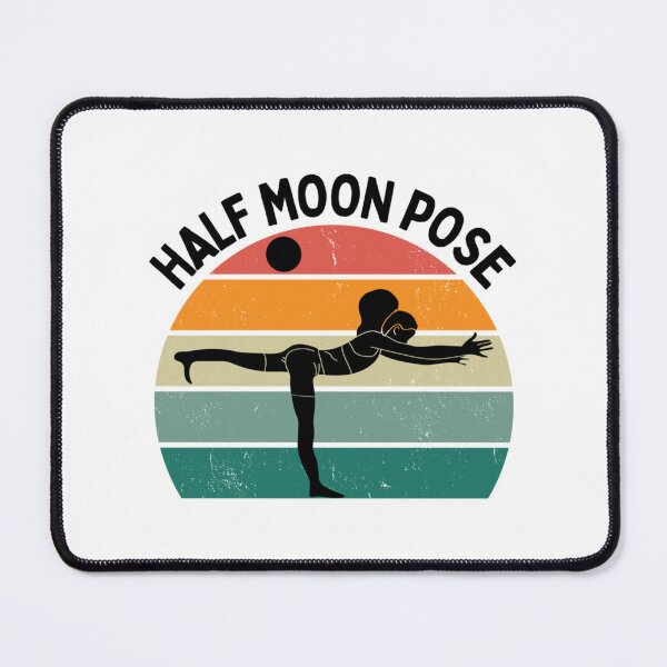 Item preview, Cute Meditation Half Moon Yoga Pose Zen designed and sold by BruceFisherQQ.