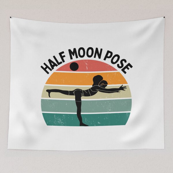 Item preview, Cute Meditation Half Moon Yoga Pose Zen     designed and sold by BruceFisherQQ.