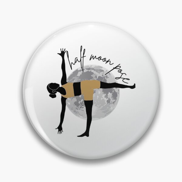 Item preview, Cute Meditation Half Moon Yoga Pose Zen   designed and sold by BruceFisherQQ.