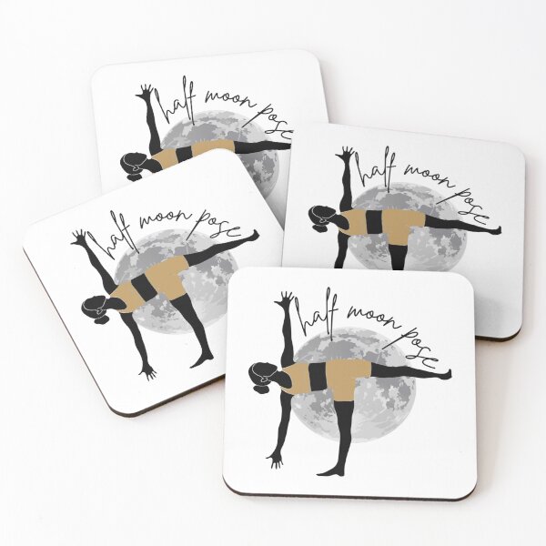 Item preview, Cute Meditation Half Moon Yoga Pose Zen   designed and sold by BruceFisherQQ.