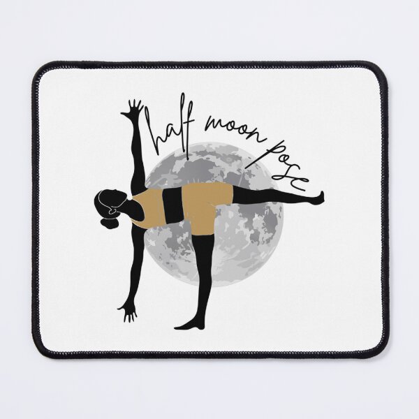 Item preview, Cute Meditation Half Moon Yoga Pose Zen designed and sold by BruceFisherQQ.
