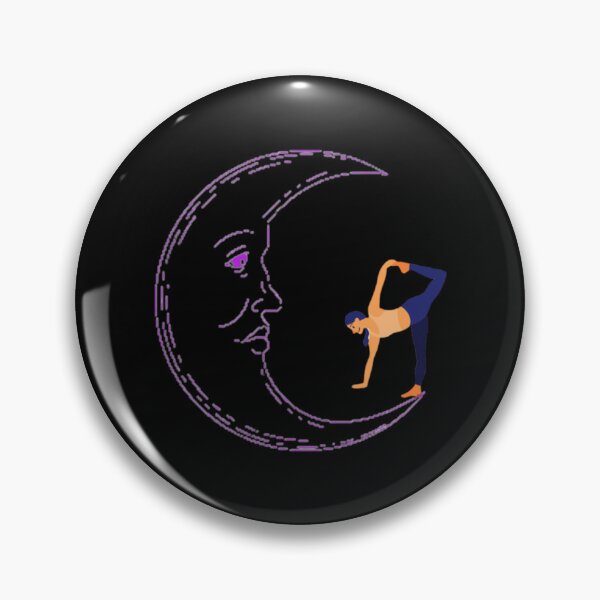 Item preview, Half moon Yoga illustration design   designed and sold by BruceFisherQQ.