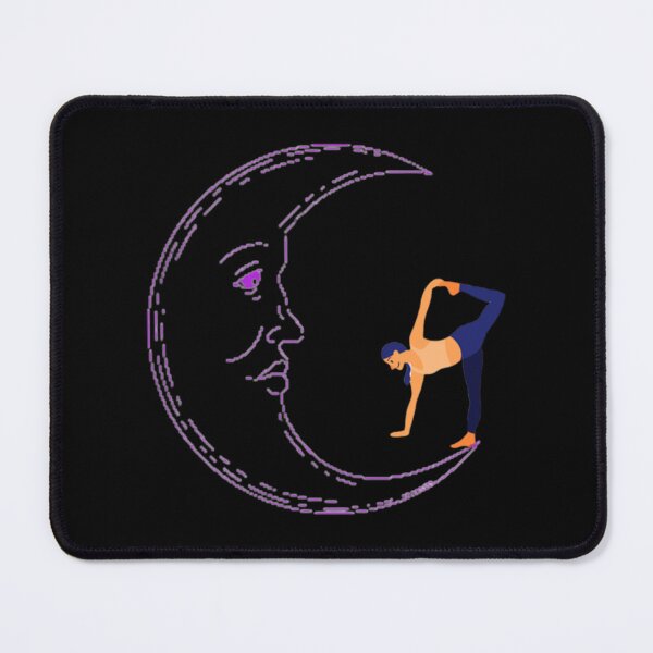 Item preview, Half moon Yoga illustration design   designed and sold by BruceFisherQQ.