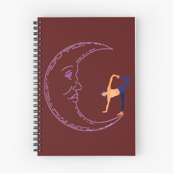 Item preview, Half moon Yoga illustration design   designed and sold by BruceFisherQQ.