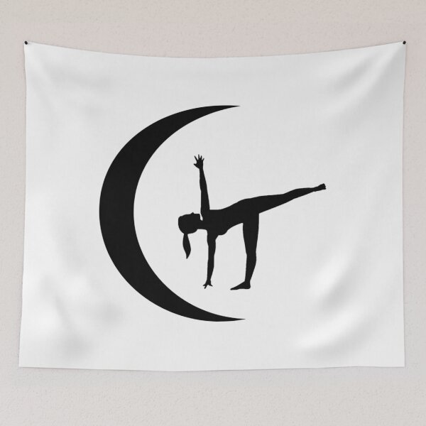 Item preview, Half moon yoga pose                                       designed and sold by BruceFisherQQ.