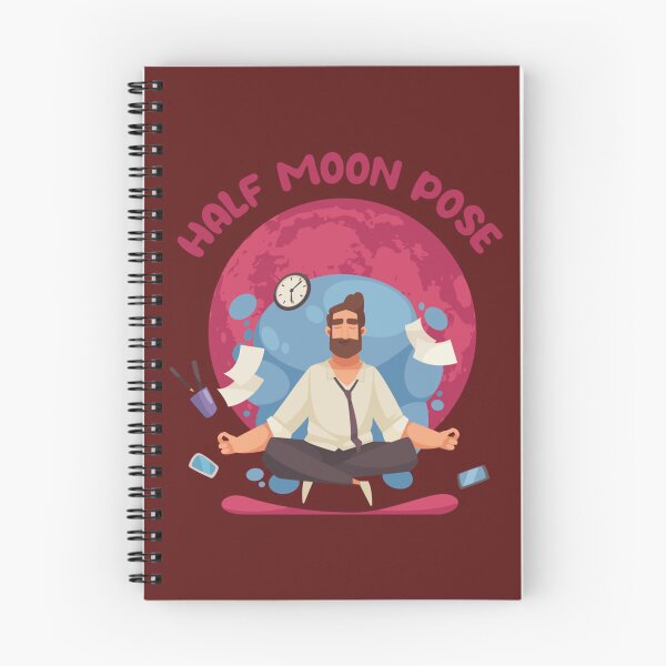 Item preview, Half Moon Yoga Pose                              designed and sold by BruceFisherQQ.