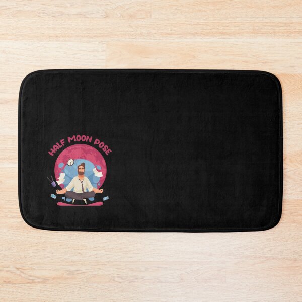 Item preview, Half Moon Yoga Pose                              designed and sold by BruceFisherQQ.