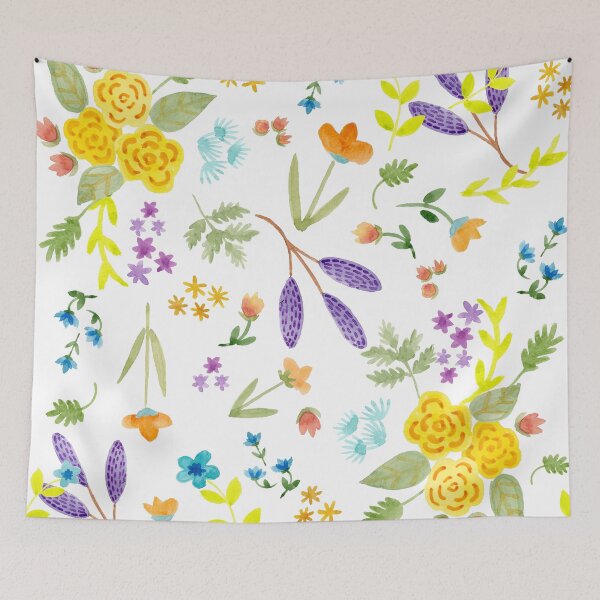 Item preview, Spring Fling Watercolor Pattern designed and sold by Marlagill.